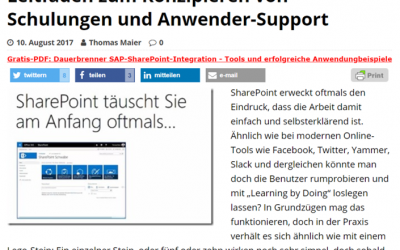 SharePoint360 – SharePoint erfolgreich einführen: Leitfaden zum Konzipieren von Schulungen und Anwender-Support