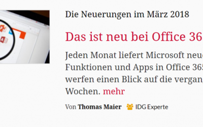 CIO – Das ist neu bei Office 365