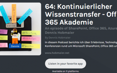 Kontinuierlicher Wissenstransfer – Thomas Maier im Interview bei Dennis Hobmaier