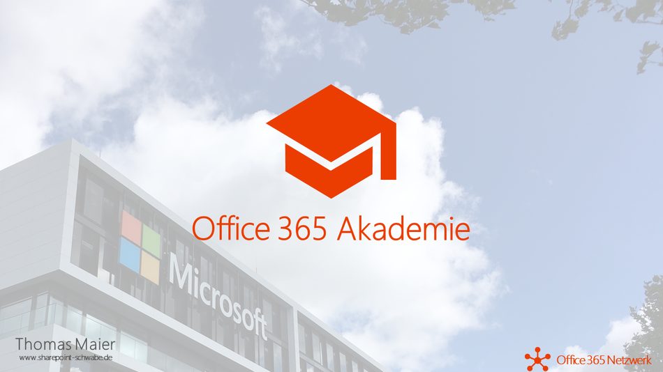 Die Office 365 Akademie bei den Wissensmanagement Tagen 2020