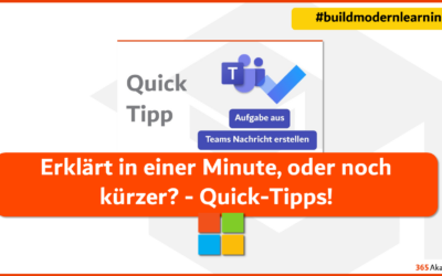 Quick-Tipps – Neue Funktionen in einer Minute erklärt!