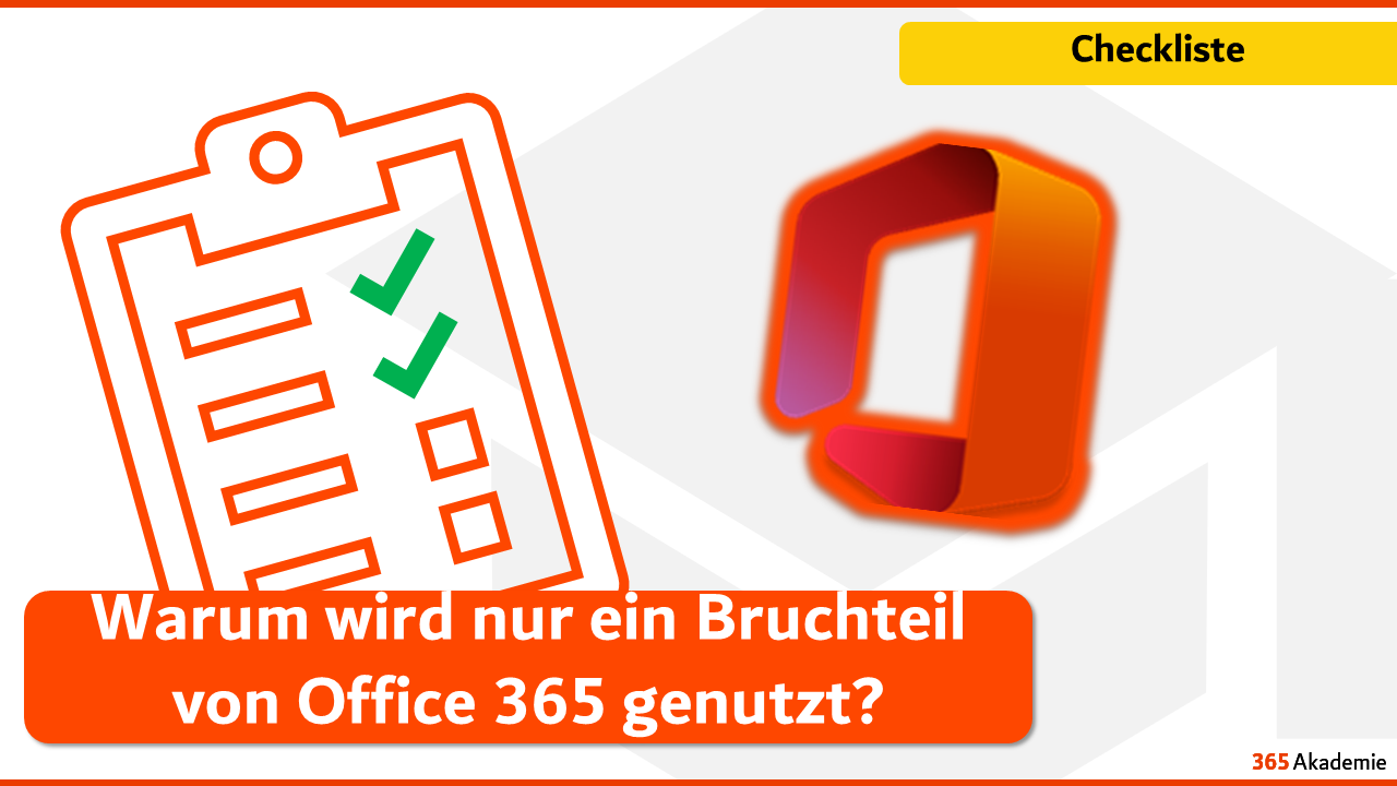 Warum wird nur ein Bruchteil von Office 365 genutzt