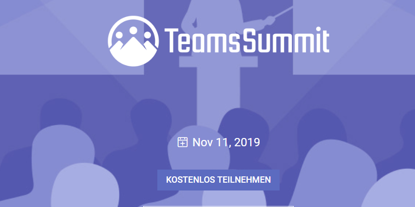 Virtueller Teams Summit am 11.11.2019