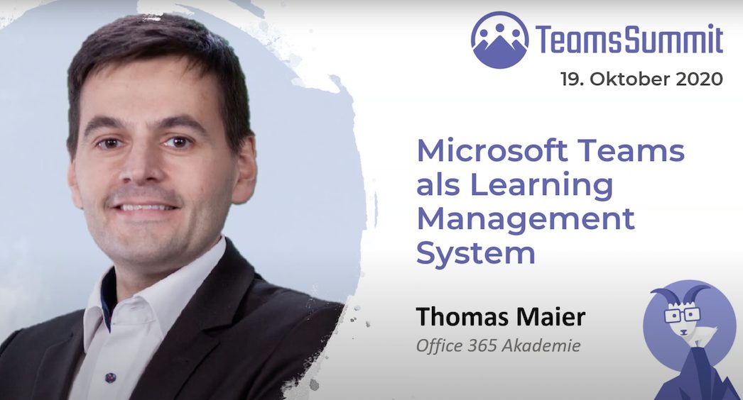 Teams Summit Vortrag – Microsoft Teams als Learning Management System