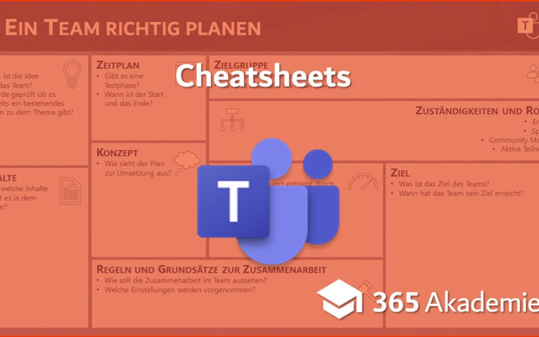 Cheatsheets – Tipps zu Microsoft 365 auf einen Blick
