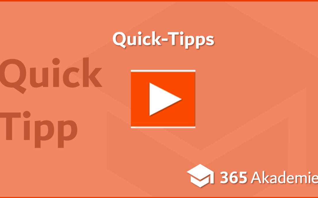 Videoformat Quick-Tipps
