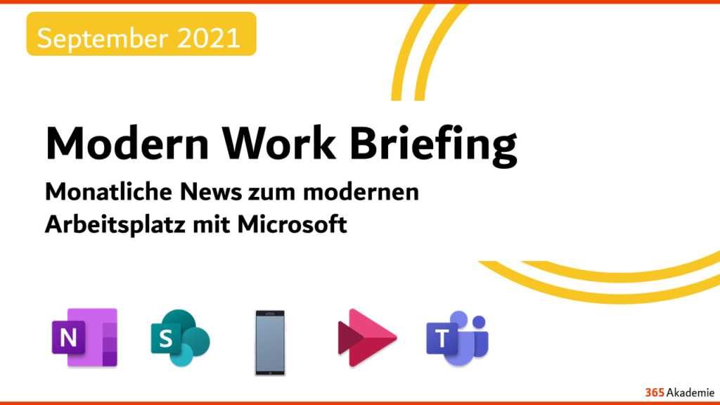 Modern Work Briefing September