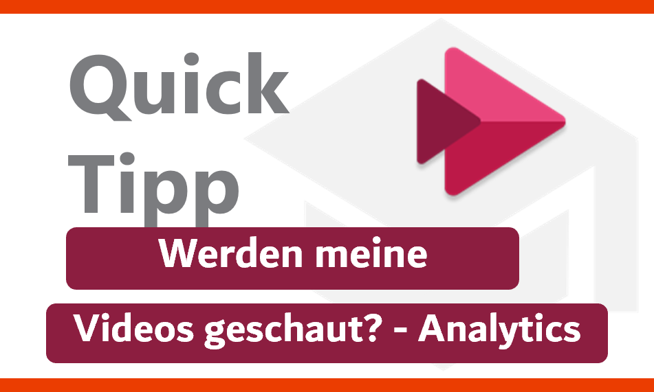 Werden meine Videos geschaut - Analytics