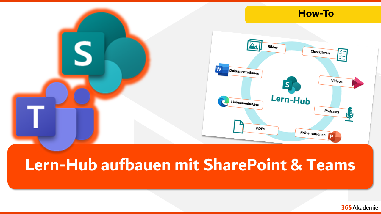 Lern-Hub aufbauen mit SharePoint & Teams