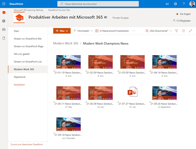 SharePoint Bibliothek