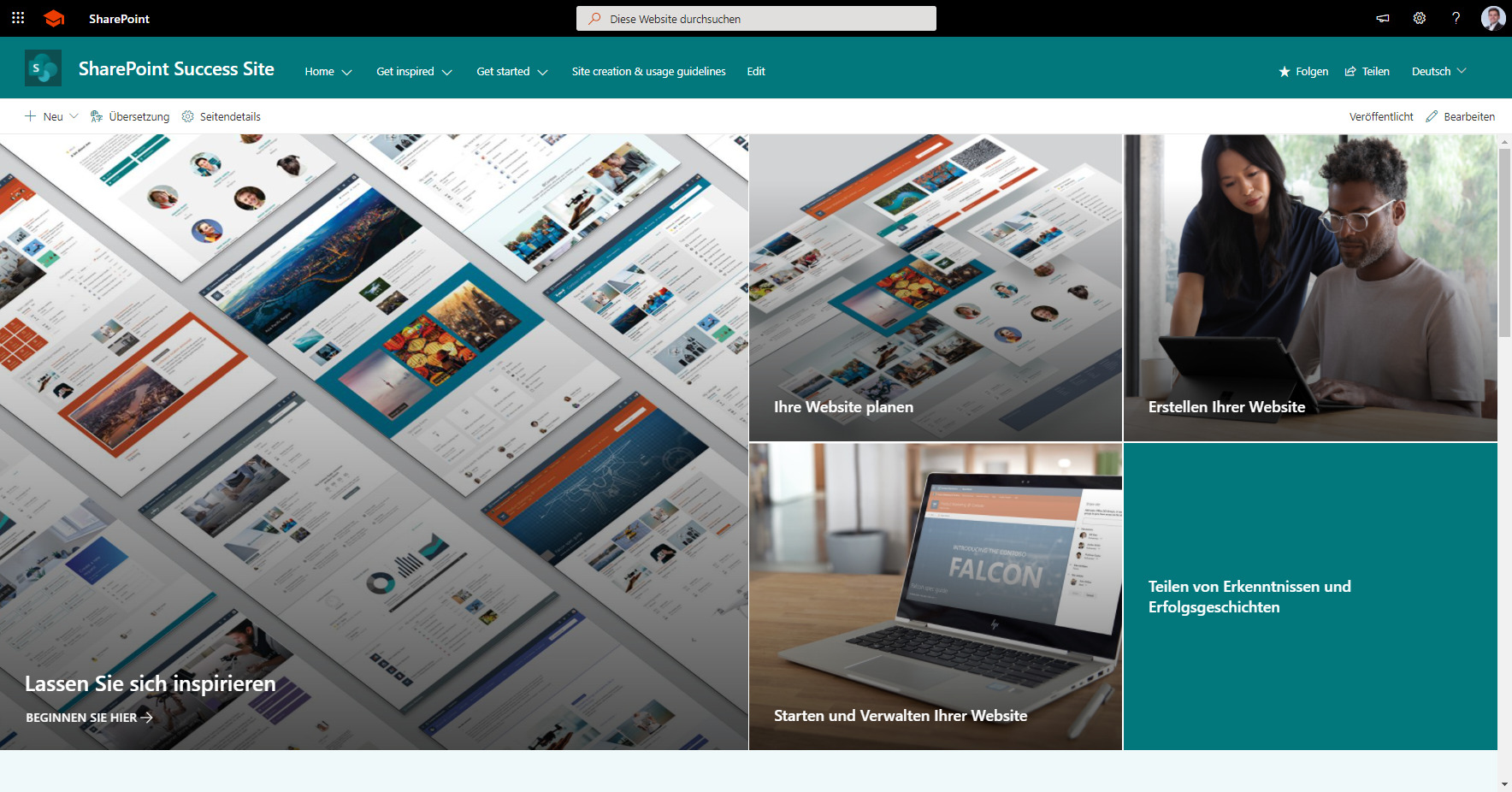 Integration in Ihre bestehende SharePoint Site