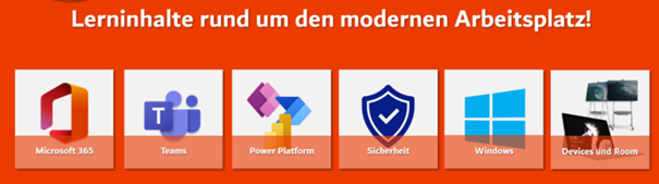 Lerninhalte rund um den modernen Arbeitsplatz