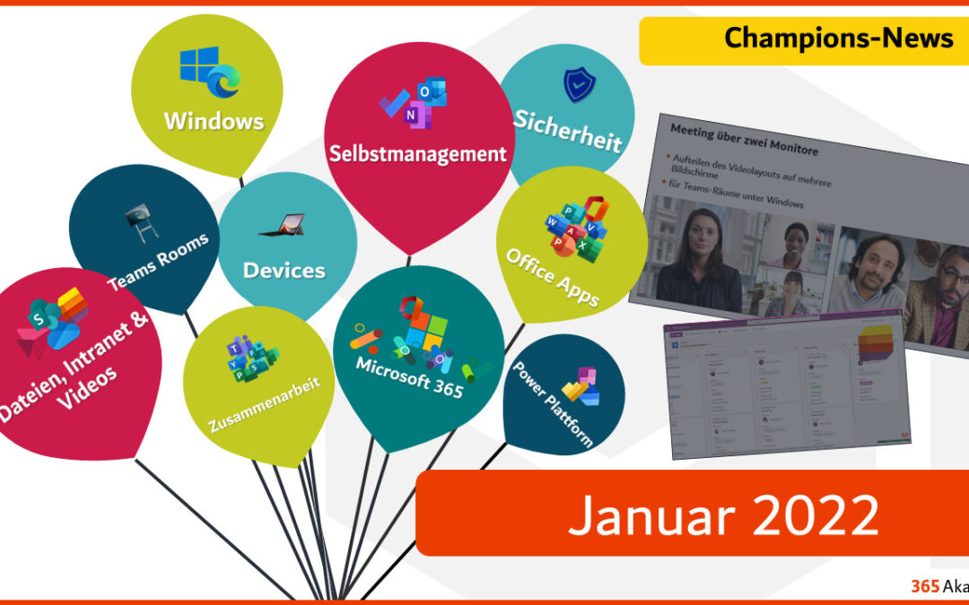 📣 Microsoft 365 – Neuigkeiten im Januar