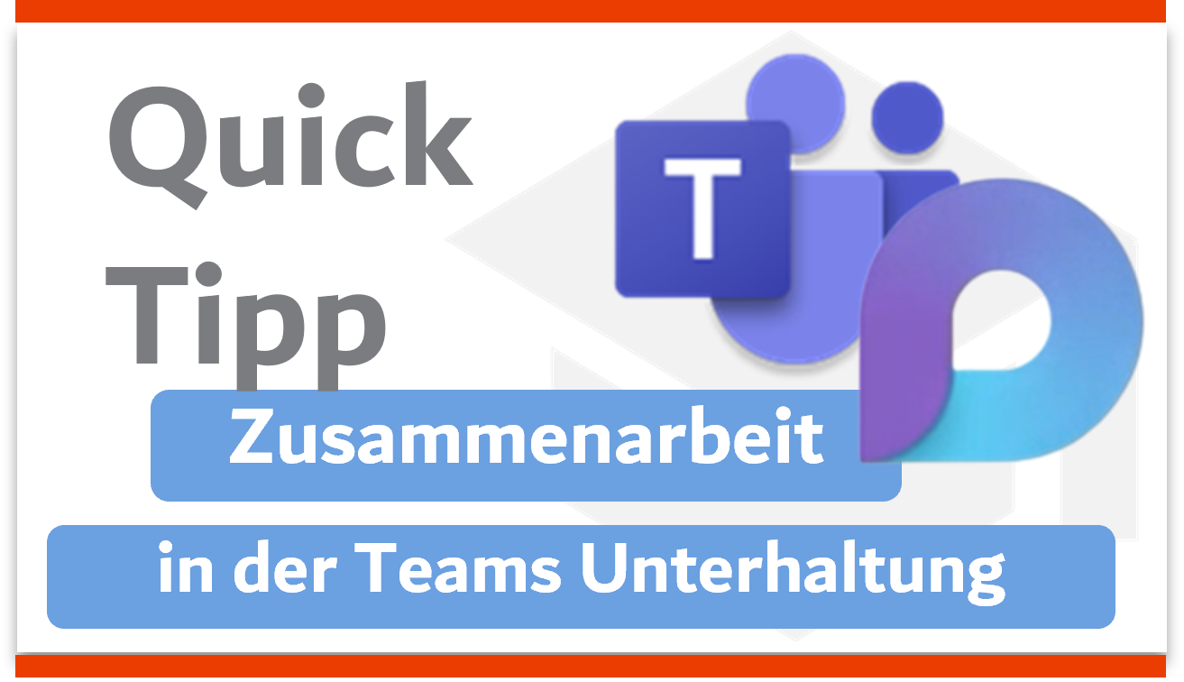 Zusammenarbeit in der Teams Unterhaltung 📃 Texte Tabellen und Listen