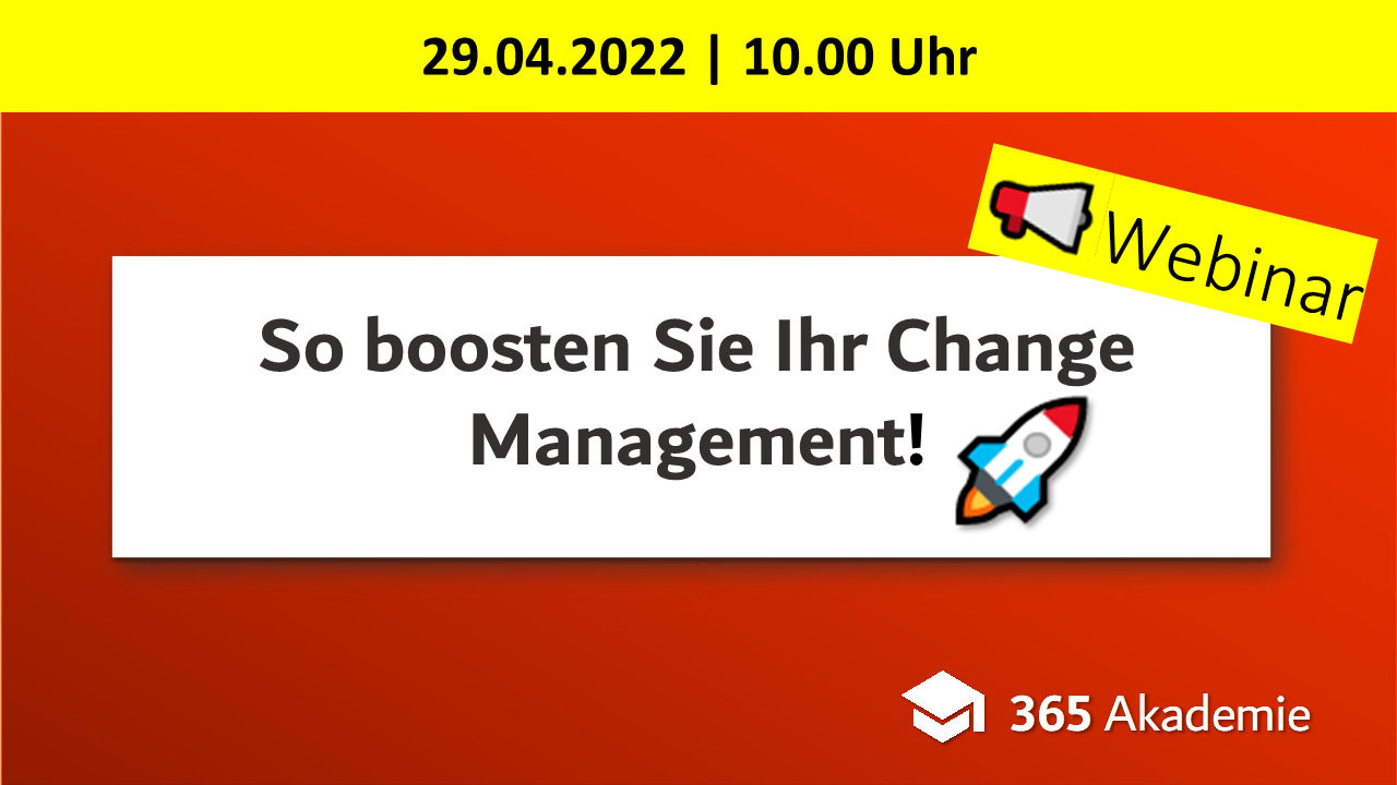 So boosten Sie Ihr Change Management!