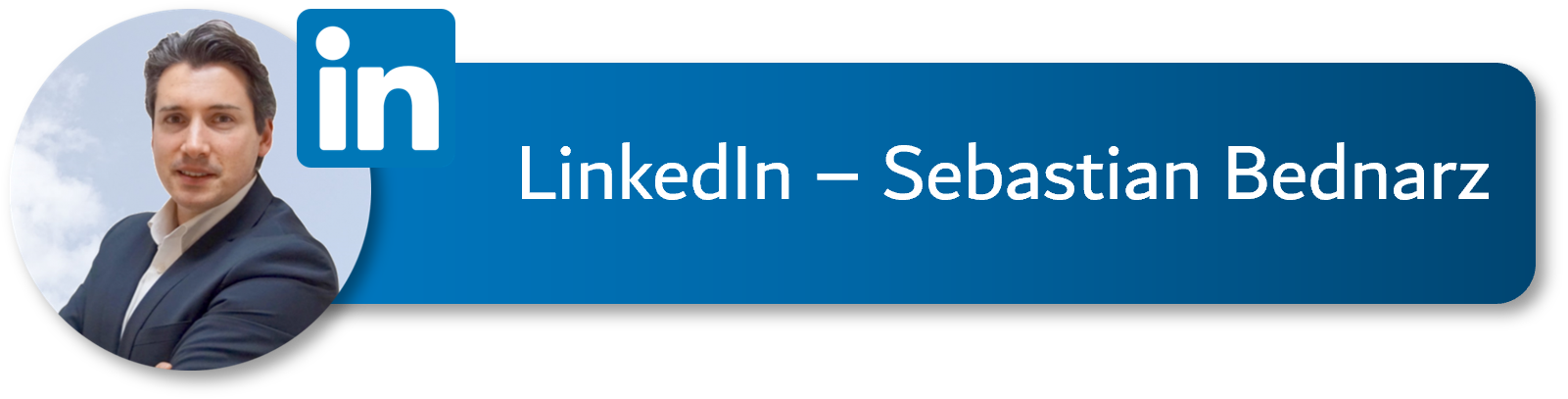 Button LinkedIn - Sebastian Bednarz
