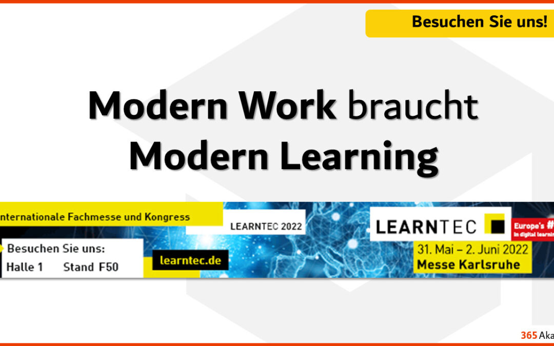 Besuchen Sie uns auf der Learntec 2022