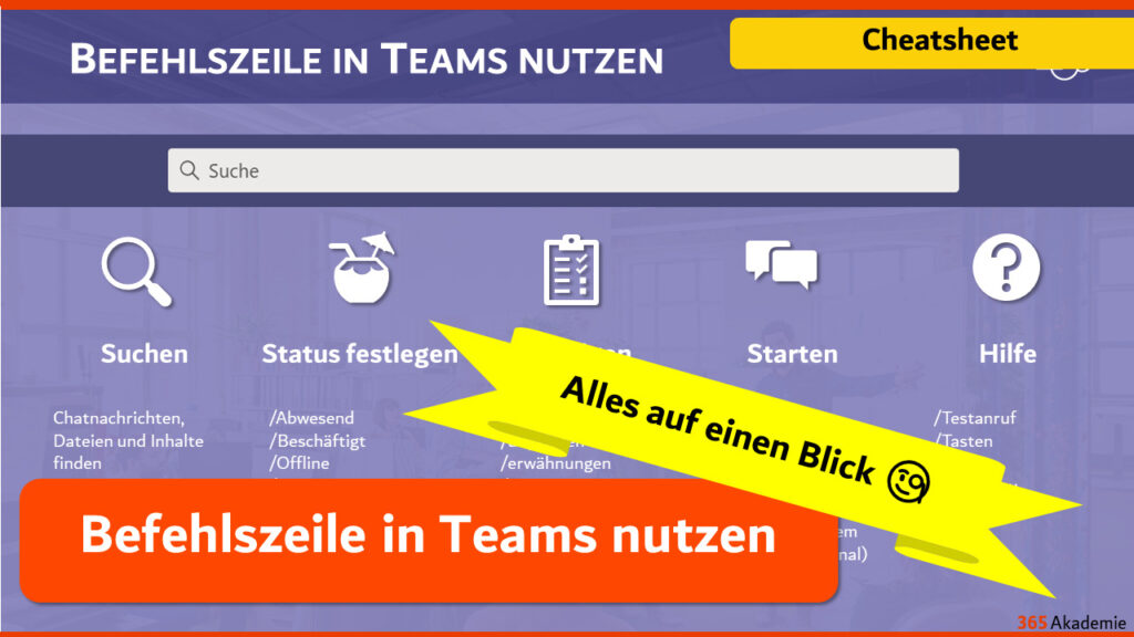 Befehlszeile in Teams nutzen Beitragsbild