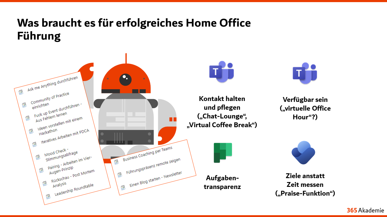 Was braucht es für erfolgreiches Home Office Führung