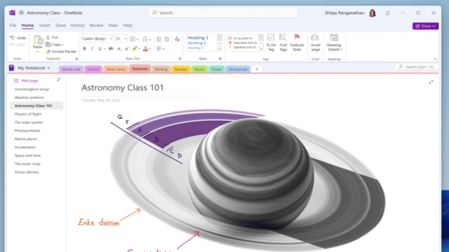 OneNote Desktop App 