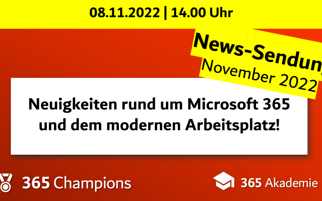 📣 Microsoft 365 – Neuigkeiten im November
