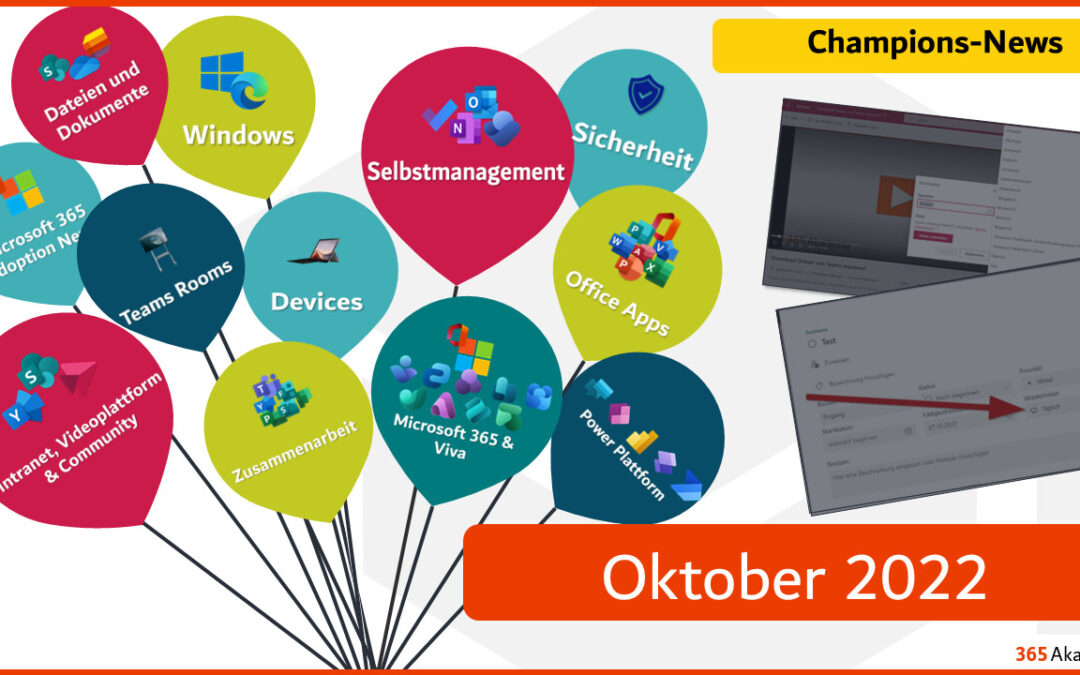 📣 Microsoft 365 – Neuigkeiten im Oktober