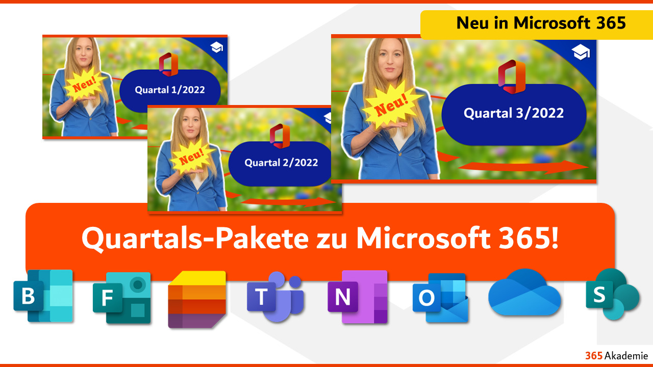 Quartals-Pakete zu Microsoft 365