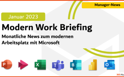 Microsoft 365 Briefing Januar 2023