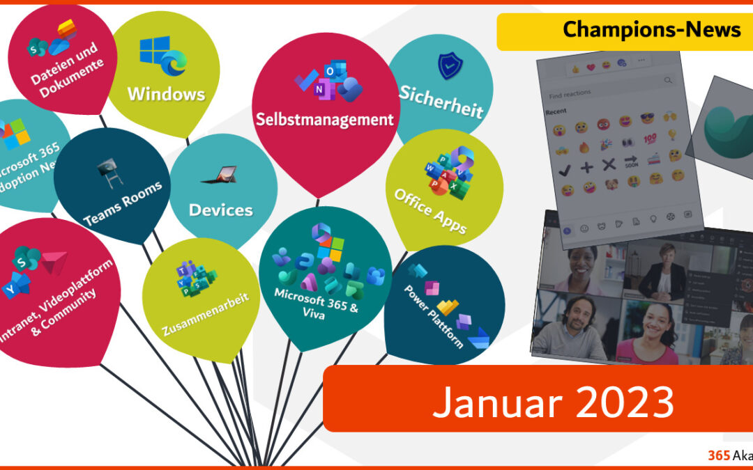 📣 Microsoft 365 – Neuigkeiten im Januar
