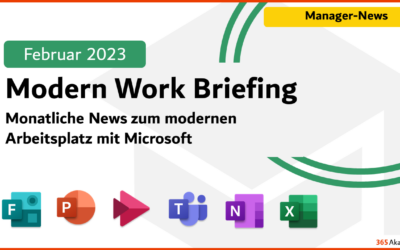 Microsoft 365 Briefing Februar 2023