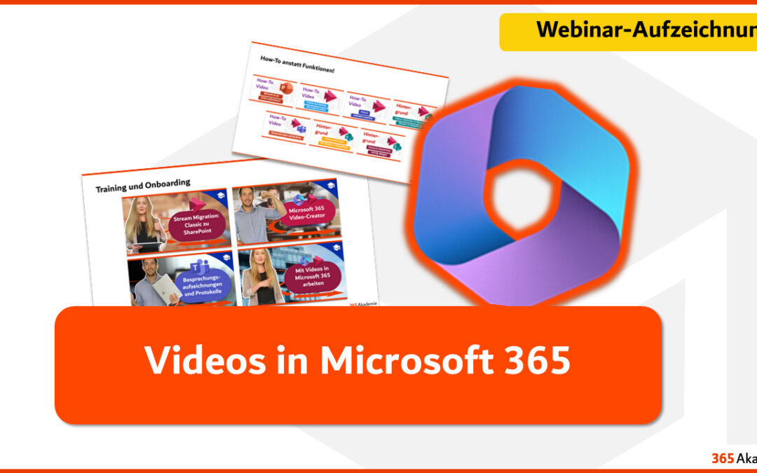 Videos in Microsoft 365