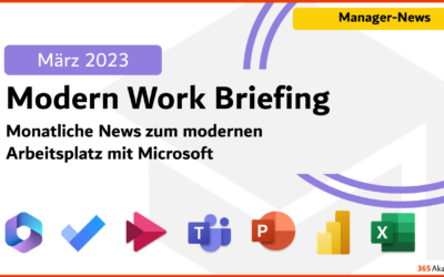 Microsoft 365 Briefing März 2023