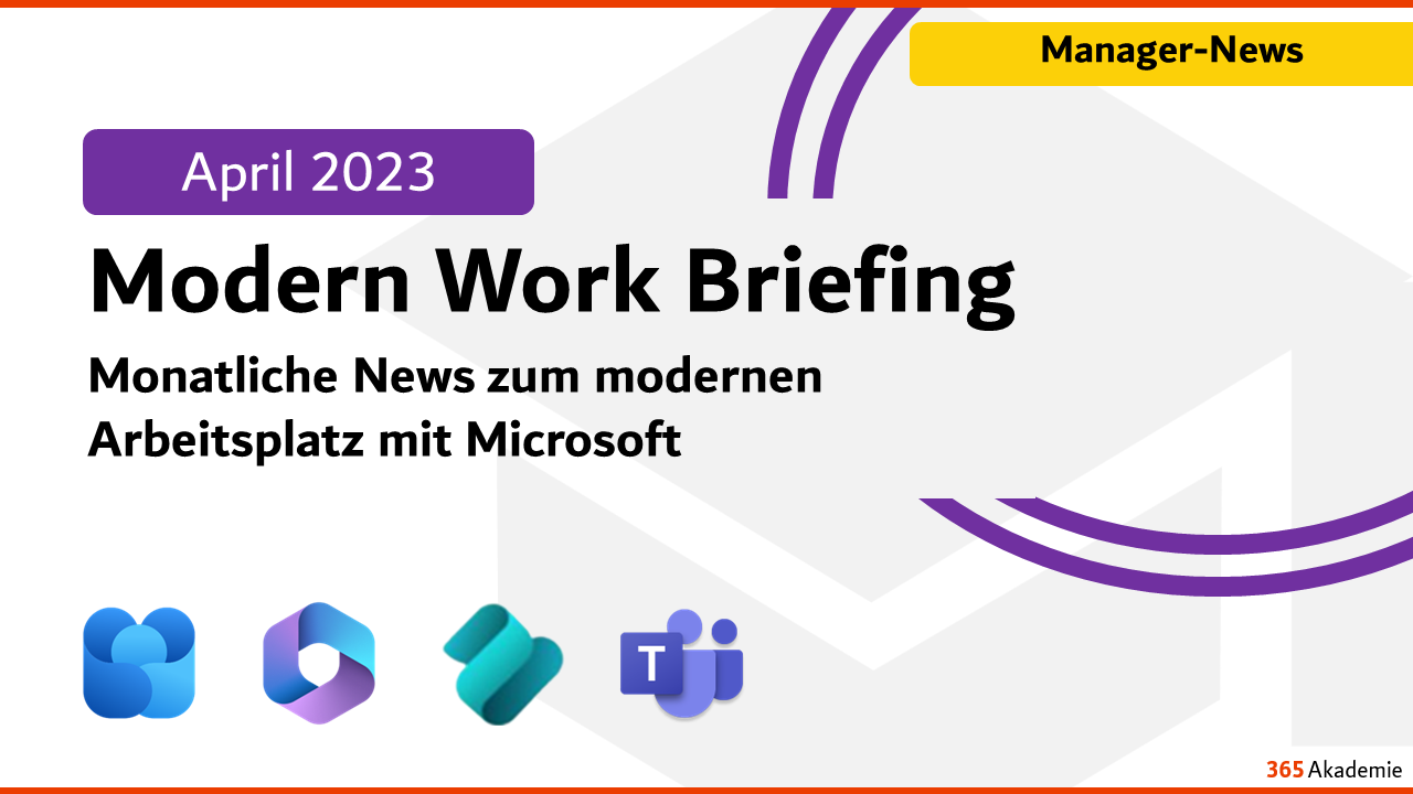Modern Work Briefing April Beitragsbild