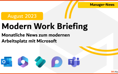 Microsoft 365 Briefing August 2023