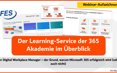 Der Learning-Service der 365 Akademie im Überblick mit unserem Kunden FES