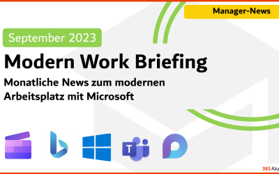 Microsoft 365 Briefing September 2023