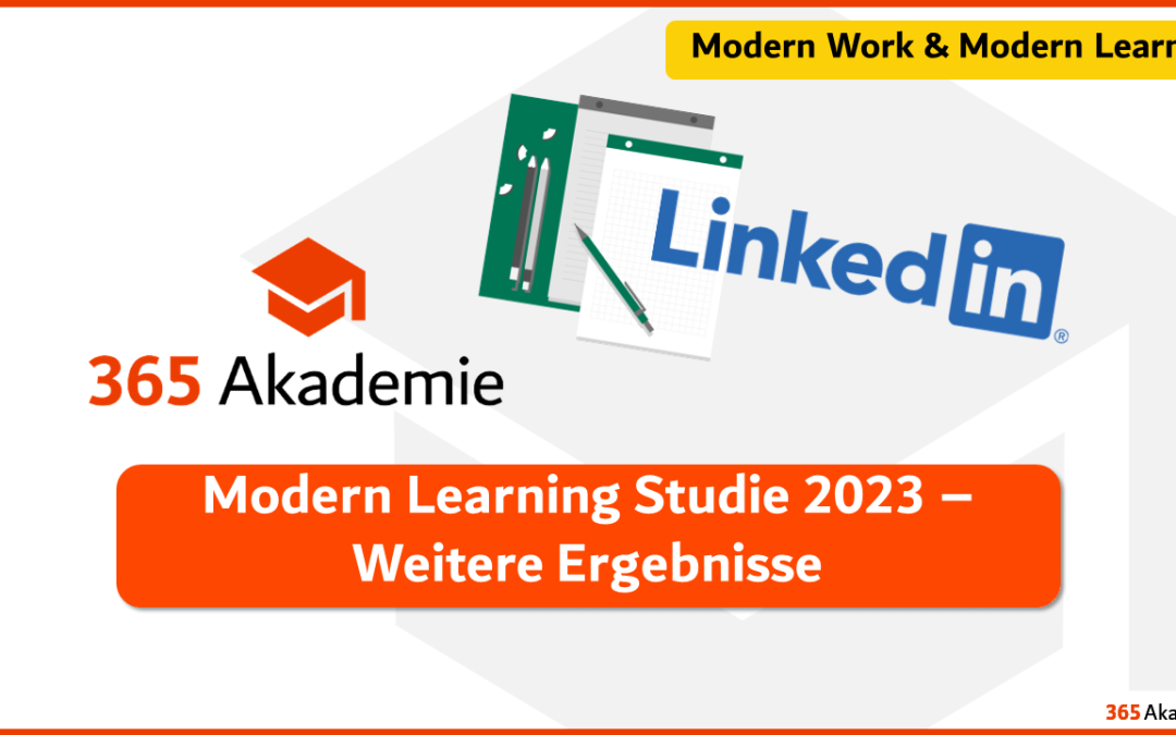 Modern Learning Studie 2023 – Weitere Ergebnisse