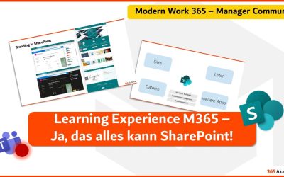 Learning Experience M365 – Ja, das alles kann SharePoint!