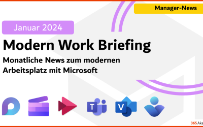 Microsoft 365 Briefing Januar 2024