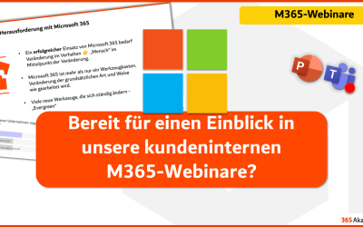 So führen wir erfolgreiche, interne M365-Webinare bei unseren Kunden durch