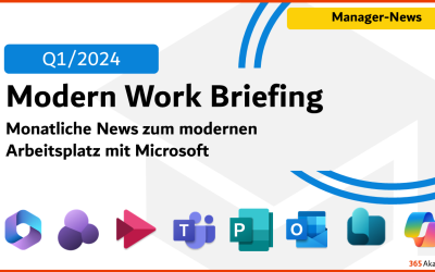 Microsoft 365 Briefing Quartal 1/2024