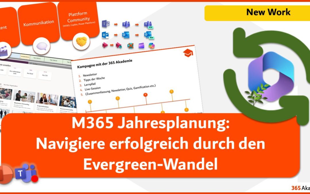 M365 Jahresplanung: Navigiere erfolgreich durch den Evergreen-Wandel