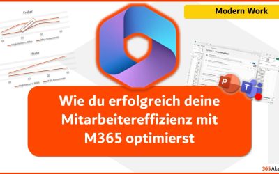 Wie du erfolgreich deine Mitarbeitereffizienz mit M365 optimierst