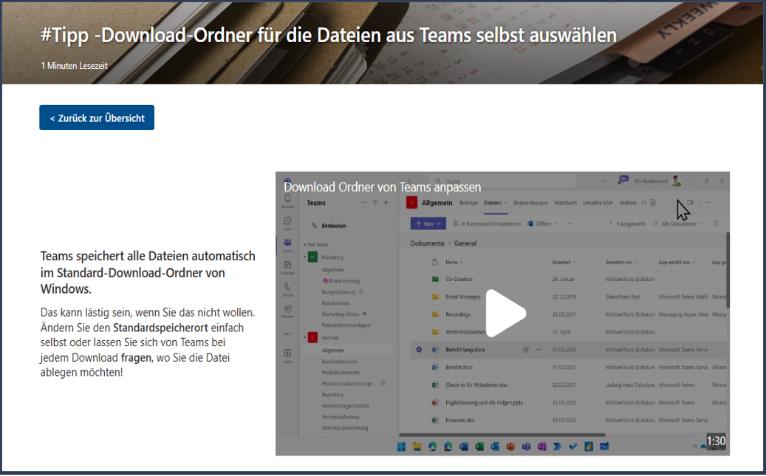 Screenshot M365-Tipps